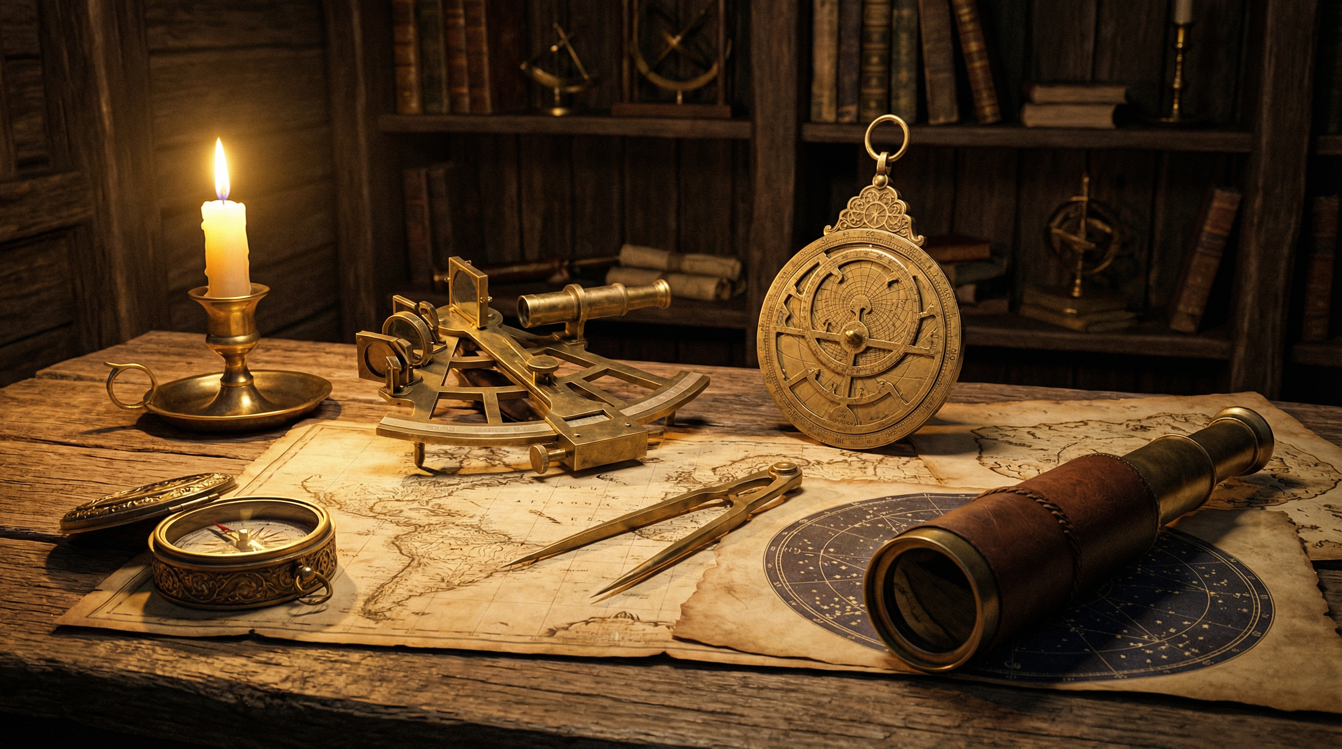 征途国际 - 16世纪星盘与六分仪展示